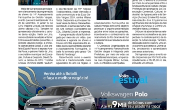 Acampamento Farroupilha - Valdir de Lírio é o patrono da 14ª edição