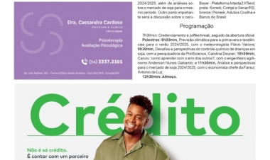 Fórum Norte Gaúcho -  Ipiranga do Sul sedia, hoje, a 11ª edição do evento sobre a soja