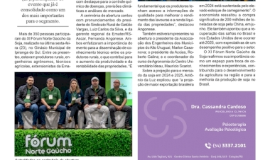 Fórum Norte Gaúcho -  Em pauta os desafios e as perspectivas para a cultura da soja