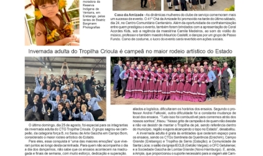 Invernada adulta do Tropilha Crioula é campeã no maior rodeio artístico do Estado – Social / por Anissara Zir