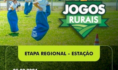 Jogos Rurais  - Etapa regional acontece na quinta-feira (5), em Vista Alegre