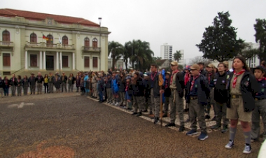 Acendimento da Pira marca abertura da Semana da Pátria em Erechim