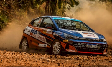 Carbonera e Klein tentam se aproximar da liderança na quarta etapa do Brasileiro de Rally