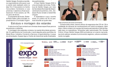 Expo Getúlio Vargas 2024 - Comissão Organizadora realiza reunião com expositores