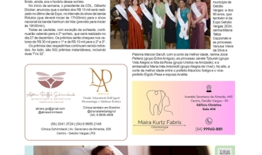 COLUNA SOCIAL - Por Anissara Zir / Edição de 27 de setembro de 2024.;