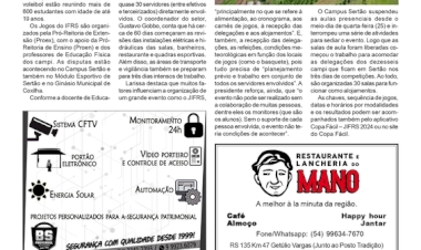 Instituto Federal do RS - Campus Sertão sedia a 9ª edição dos Jogos do IFRS