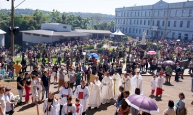 Fieis participaram de Romaria em Marcelino Ramos neste final de semana