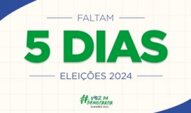 Faltam 5 dias: eleitores não podem ser presos a partir de hoje (1º)