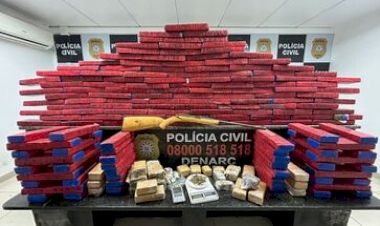 Polícia Civil apreende 135 quilos de maconha em chácara na vila Santa Maria