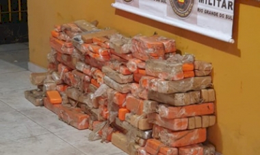 Polícia apreende quase 150 quilos de maconha