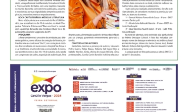 Feira do Livro 2024: Celebração Cultural  e Literária em Getúlio Vargas