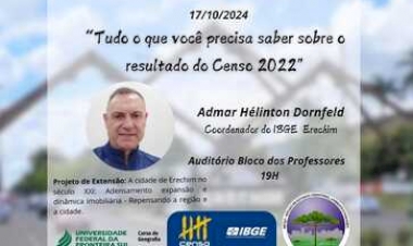 UFFS promove exposição temática sobre o Censo 2022 com a participação do IBGE