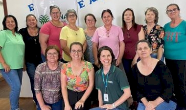 Secretaria de Assistência Social de Estação, em parceria com o SENAR-RS e Sindicato Rural de Getúlio Vargas, encerrou o Programa Alimentação Saudável.