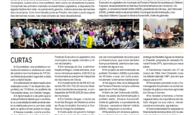 O pós-eleições – PSDB e MDB / Eleitos serão diplomados no dia 17/12 / Prefeituras e Câmaras em ritmo acelerado – Contexto,  por Neivo A T Fabris