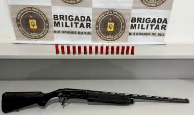 Brigada Militar apreende arma de fogo em Erechim