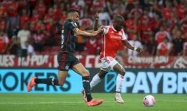 Inter luta até o fim e arranca empate no Gigante lotado