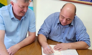 Estação - Prefeito Geverson transmite cargo para o vice Alciones