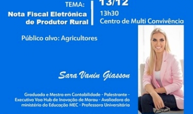 Nota fiscal eletrônica para produtores rurais será tema de palestra em Ipiranga do Sul