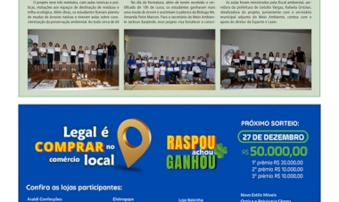 Prefeitura de Getúlio Vargas promove formatura do projeto Fiscal Ambiental Mirim