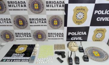 EM AÇÃO DE SATURAÇÃO INICIADA LOGO APÓS HOMICÍDIO, POLÍCIA APREENDE ARMA, DROGAS E MUNIÇÕES DE GRUPO CRIMINOSO 