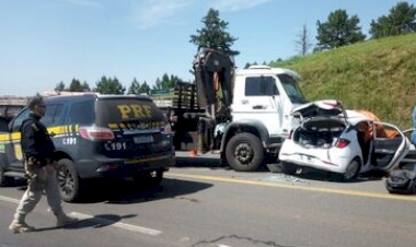 Casal morre em acidente no Trevo da Bandeira em Carazinho
