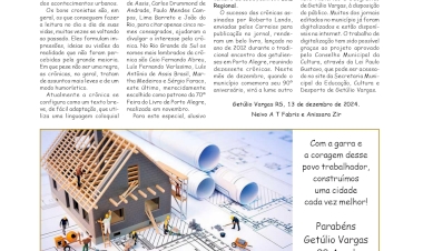 Getúlio Vargas 90 Anos – EDITORIAL - Uma cidade, muitas crônicas!