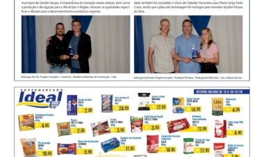 Prefeitura de Getúlio Vargas e Câmara de Vereadores entregam Troféu Destaque Econômico 2024 – ano base 2023