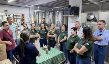 Extensionistas da Emater Minas conhecem agroindústrias familiares gaúchas