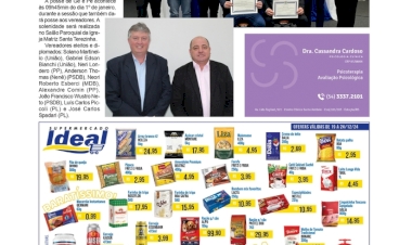 Diplomação dos eleitos em Estação