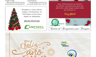 ESPECIAL NATAL 2024 - Machadinho encerra desfiles natalinos e aguarda o réveillon