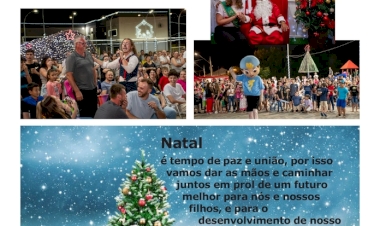 ESPECIAL NATAL 2024 - Programação natalina de Erebango lota a Praça de Educação, Esporte e Lazer