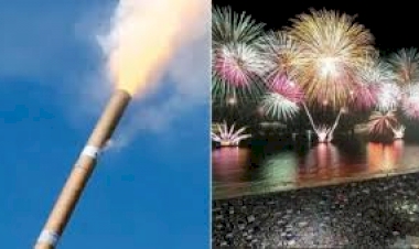 CEEE Equatorial alerta para perigo de soltar fogos de artifício perto da rede elétrica