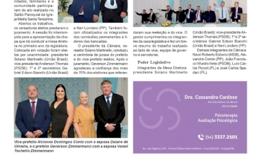 Estação - Reeleitos com 70,9% dos votos, Gé e Pé tomam posse