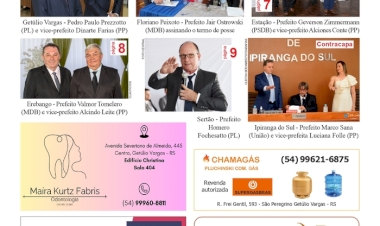 A Folha Regional. Ano 25, Nº 1.308. Getúlio Vargas RS, 03/01/2025.