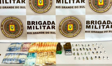 Perseguição termina com prisão e apreensão de drogas