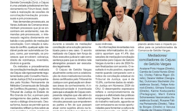 Judiciário - Cejusc completa um ano de atividades com sucesso de conciliações