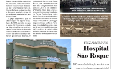 Os primórdios do atendimento à saúde no Alto Uruguai - Parte 2 / Mensagem do Município de Erebango.