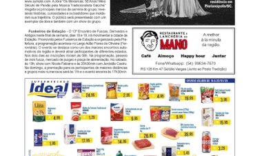 Social – por Anissara Zir / Edição de 17 de janeiro de 2025. Ofertas de final de semana do Supermercado IDEAL.