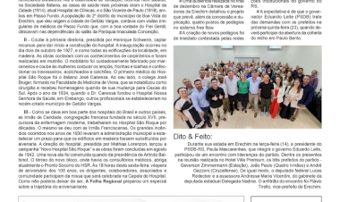Hospital mais antigo da região completa 100 anos – Contexto, por Neivo A T Fabris