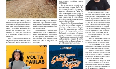 Secretaria da Agricultura de Ipiranga do Sul  reforça apoio aos produtores /  Obras melhoram acessos e facilita o transporte em Erebango