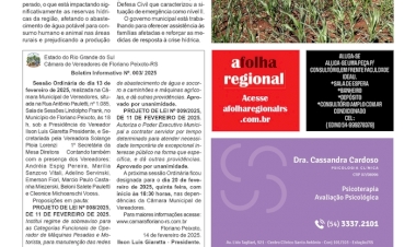 Município de Ipiranga do Sul declara situação de emergência devido à estiagem