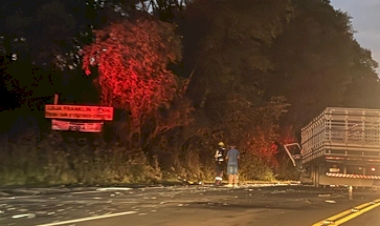 RS-135 - Acidente em Ventara deixa duas pessoas feridas