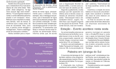 DIA INTERNACIONAL DA MULHER - ACCIAS /  ESTAÇÃO /  IPIRANGA DO SUL.