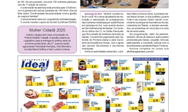 Coluna Social, por Anissara Zir. Edição de 21/03/2025.