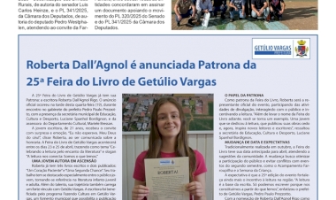 Sindicato Rural de GV na Expodireto 2025 /  Roberta Dall’Agnol é anunciada patrona da 25ª Feira do Livro