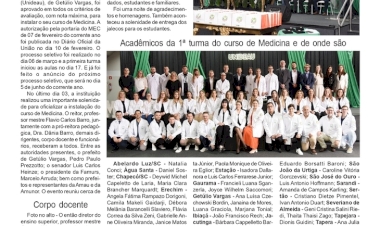 Acadêmicos de Medicina do Centro Universitário Ideau recebem jaleco em solenidade de instalação do curso