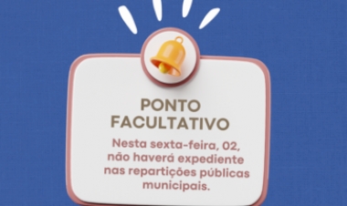 Prefeitura de Getúlio Vargas decreta  ponto facultativo no dia 2 de maio