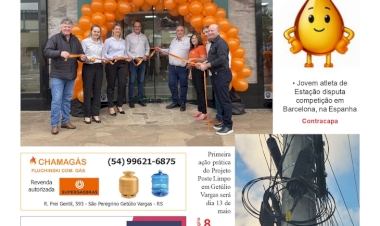 A FOLHA REGIONAL. ANO 25, Nº 1.325. GETÚLIO VARGAS RS, 02 DE MAIO DE 2025.