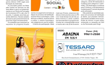 CNH Social - Inscrições estão abertas e podem ser feitas até 10 de julho