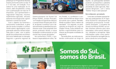 A FOLHA RURAL - 4º Agroshow Sicredi  /  Sutraf AU / Currsos do SR de Getúlio Vargas e Senar/RS